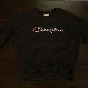 Champion sweater, medium, black